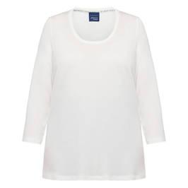 Persona By Marina Rinaldi Viscose Jersey T-shirt White - Plus Size Collection