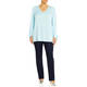 Persona By Marina Rinaldi Tunic Duck Egg Blue 