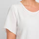 Persona By Marina Rinaldi Silk Acetate Vest Optional Sleeve White