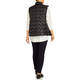 Persona by Marina Rinaldi Herringbone Gilet Black