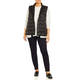 Persona by Marina Rinaldi Herringbone Gilet Black