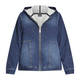 Persona by Marina Rinaldi Hooded Zip-Up Denim Jacket 