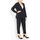 PERSONA BY MARINA RINALDI BLAZER WITH DIAMANTE REVERE BLACK 