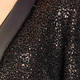 PERSONA BY MARINA RINALDI EDGE TO EDGE SEQUIN BLAZER ESPRESSO