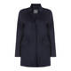 PERSONA BY MARINA RINALDI NAVY DOUBLE FACE WOOL BLEND COAT