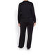 PERSONA BY MARINA RINALDI BLACK JACKET LACE INSERT