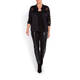 PERSONA BY MARINA RINALDI BLACK JACKET LACE INSERT