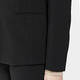 PERSONA BY MARINA RINALDI PINSTRIPE JERSEY BLAZER BLACK