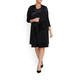 PERSONA BY MARINA RINALDI DRESS AND JACKET BLACK