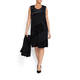 PERSONA BY MARINA RINALDI DRESS AND JACKET BLACK