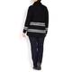 PERSONA BY MARINA RINALDI STRIPE CARDIGAN WITH SCATTERED SEQUIN DETAIL
