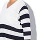 PERSONA navy and white striped knitted TUNIC