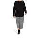 PERSONA BY MARINA RINALDI BLACK KNITTED TUNIC