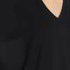 PERSONA BY MARINA RINALDI WOOL BLEND black lace back knitted TUNIC
