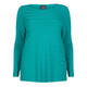 PERSONA BY MARINA RINALDI AQUA KNITTED SWEATER 