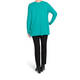 PERSONA BY MARINA RINALDI AQUA KNITTED SWEATER 