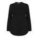 PERSONA black crepe and knit TUNIC