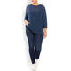 PERSONA BY MARINA RINALDI LUREX SWEATER BLUETTE