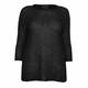 PERSONA BY MARINA RINALDI LUREX SWEATER BLACK