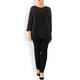 PERSONA BY MARINA RINALDI LUREX SWEATER BLACK