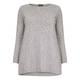 PERSONA BY MARINA RINALDI WOOL AND CASHMERE KNITTED TUNIC