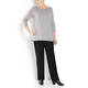 PERSONA BY MARINA RINALDI WOOL AND CASHMERE KNITTED TUNIC