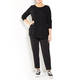 PERSONA BY MARINA RINALDI WOOL AND CASHMERE KNITTED TUNIC