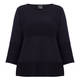 Persona By Marina Rinaldi Cotton Knitted Tunic Navy