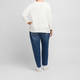 Persona By Marina Rinaldi Cotton Knitted Tunic White 