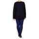 PERSONA BY MARINA RINALDI KNITTED TUNIC BLACK 