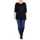 PERSONA BY MARINA RINALDI KNITTED TUNIC BLACK 