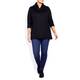 PERSONA BY MARINA RINALDI KNITTED TUNIC BLACK 