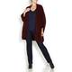 Persona BY MARINA RINALDI MOHAIR BLEND Long Chunky Knit Cardigan 