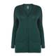 PERSONA BY MARINA RINALDI GREEN LUREX CARDIGAN LONG