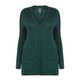 PERSONA BY MARINA RINALDI GREEN LUREX CARDIGAN LONG