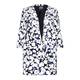 PERSONA BY MARINA RINALDI LONG printed JACKET with bell sleeves