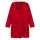 Persona by Marina Rinaldi Wool Blend Coat Red 
