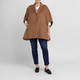 Persona by Marina Rinaldi Double Faced Cape Camel 