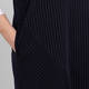 Persona by Marina Rinaldi Pinstripe Pinafore Dress Navy 
