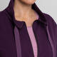 Persona by Marina Rinaldi Jersey Jacket Purple