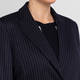 Persona by Marina Rinaldi Pinstripe Blazer Navy 