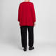 Persona by Marina Rinaldi Knitted V-Neck Tunic Red 