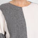Persona by Marina Rinaldi Sweater Grey and White 