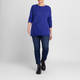 Persona by Marina Rinaldi Wool Blend Sweater Purple 