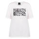 Persona by Marina Rinaldi Cotton Jersey Embroidered T-Shirt White 