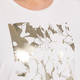 Persona by Marina Rinaldi White T-Shirt Gold Applique