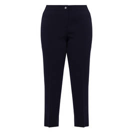 Persona by Marina Rinaldi Straight Leg Trousers Navy  - Plus Size Collection