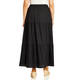 NOW by Persona Cotton Poplin Skirt Black