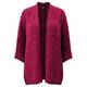 PERSONA MAGENTA CHUNKY cardigan