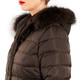 PERSONA BY MARINA RINALDI PUFFER COAT CHOCOLATE